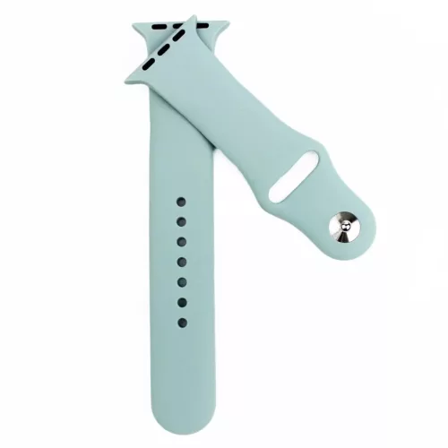 Apple Watch (38/40/41mm) szilikon óraszíj menta színű Alphajack