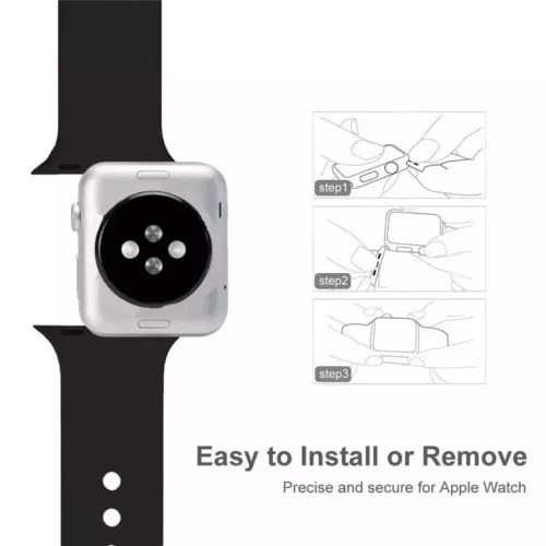 Apple Watch (38/40/41mm) szilikon óraszíj menta színű Alphajack