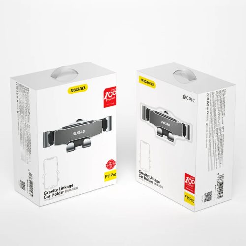 Dudao Gravity Autós telefontartó fekete (F11Pro)