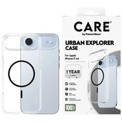   CARE by PanzerGlass Flagship Urban Explorer tok MagSafe kompatibilitással - Átlátszó iPhone 17 Air tok
