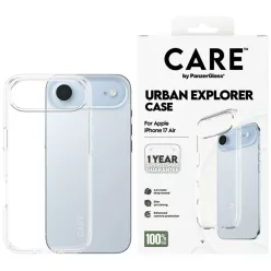   CARE by PanzerGlass Zászlóshajó Városi Felfedező Tok Átlátszó Kerettel iPhone Air - Átlátszó tok