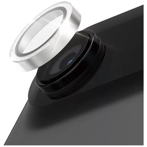 PanzerGlass Hoops Glitter Tempered Glass Lens Screen Protector for iPhone Air - Silver