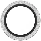 PanzerGlass Hoops Glitter Tempered Glass Lens Screen Protector for iPhone Air - Silver