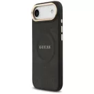 Guess Peony Hot Stamp MagSafe tok iPhone Air - Fekete