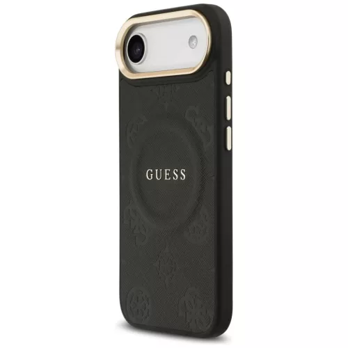 Guess Peony Hot Stamp MagSafe tok iPhone Air - Fekete
