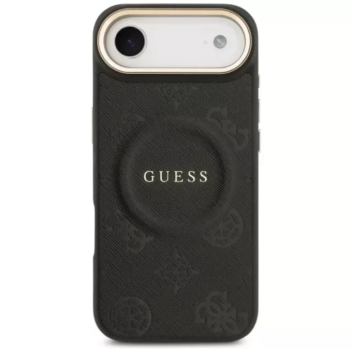 Guess Peony Hot Stamp MagSafe tok iPhone Air - Fekete