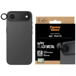   iPhone Air Fekete PanzerGlass Hoops Edzett Üveg Lencse Védőfólia üvegfólia