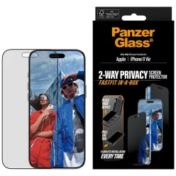   iPhone Air PanzerGlass Ultra-Wide Fit Fastfit Privacy Glass üvegfólia