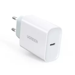   Ugreen univerzális hálózati gyorstöltő USB Type-C aljzattal 30W PD QC 4.0 fehér (70161)