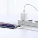Baseus Super Si 1C gyors töltő fali adapter USB Type C 25W fehér