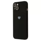 iPhone 13 Pro Max Vennus szilikon tok szív mintával fekete