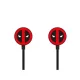 Marvel Deadpool Vezetékes Fülhallgató Gyerekeknek Több Színű 3.5mm jack