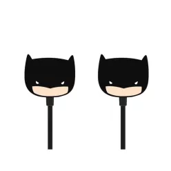   DC Batman Vezetékes Fülhallgató Gyerekeknek Fekete 3.5mm jack