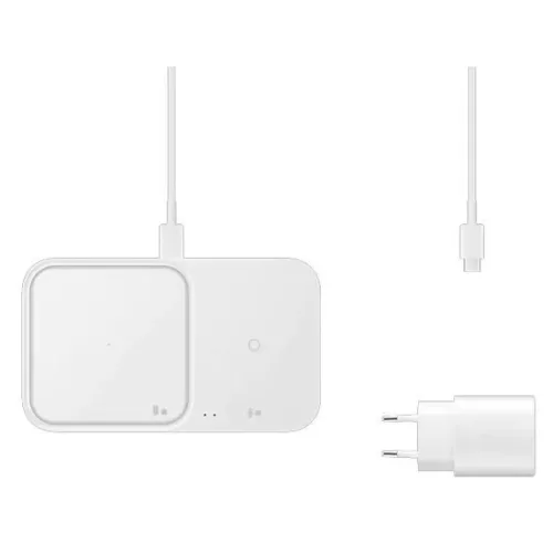 Samsung EP-P5400TWE Duo vezeték nélküli töltő állomás + adapter fehér