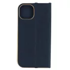 iPhone 13 Pro Max Book fliptok kerettel sötétkék