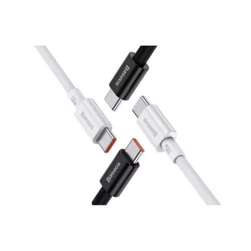 Baseus Superior USB Type-C - USB Type-C kábel Quick Charge / Power Delivery / FCP 100W 5A 20V 2m feketer (CATYS-C01)