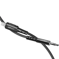   Acefast C1-06 MFI Lightning - 3.5mm mini jack audiokábel 1.2m AUX fekete