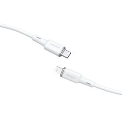   Acefast C2-01  MFI USB Type C - Lightning kábel 1,2m 30W 3A fehér