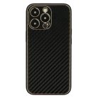 Xiaomi Redmi Note 11 5G/Poco M4 Pro 5G Tel Protect Leather Carbon szénszál mintás tok fekete