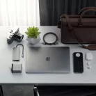 Satechi Dock 5 foglalatos USB dokkoló, töltőállomás (2xUSB-C PD 20 W, 2x USB-A 12W, vezeték nélküli töltő) (ST-WCS5PM-EU)
