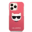 iPhone 13 Pro Max Karl Lagerfeld TPE Choupette Head tok rózsaszín (KLHCP13XTPECPI)