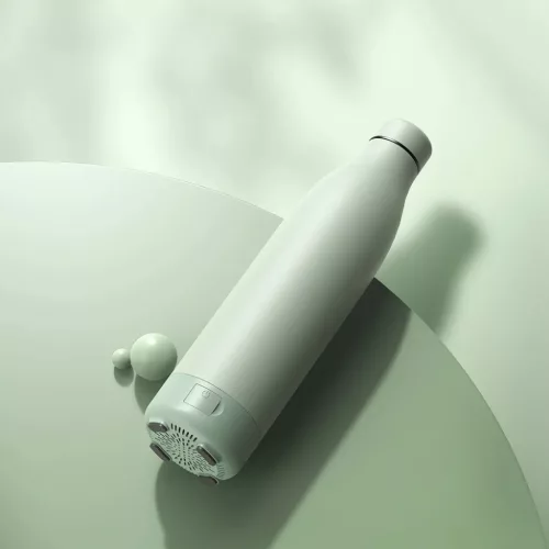 Remax vezeték nélküli bluetooth 5.0 hangszóró termosz bögrével 500ml zöld (RB-M5)