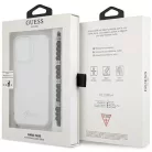 iPhone 13 Pro Max Guess Black Pearl tok karpánttal átlátszó (GUHCP13XKPSBK)