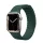 Apple Watch 4/5/6/7/8/SE/Ultra (42/44/45/49mm) Next One bőr óraszíj levélzöld (AW-4244-LTHR-GRN)