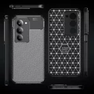 Xiaomi Redmi 15 4G / Redmi 15 5G Techsuit CarbonFiber - Fekete tok
