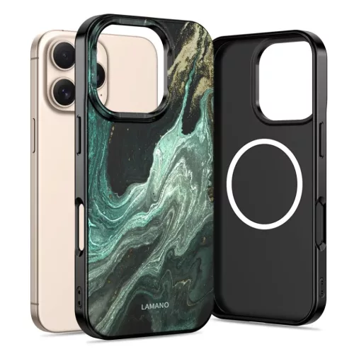 iPhone 16 Pro tok Tech-protect Lamano Magsafe Verde Aura