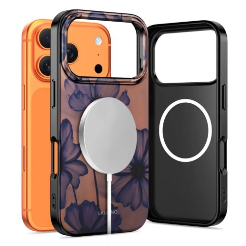 iPhone 17 Pro Max Tech-protect Lamano Magsafe Velvet Éjszaka tok