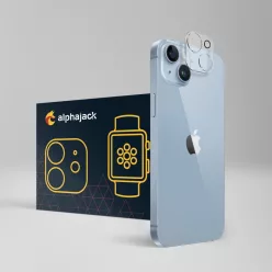   iPhone 14 / 14 Plus kamera lencse védő üvegfólia 3D 1db Alphajack