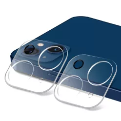   iPhone 14 / 14 Plus / 15 / 15 Plus 10db-os szett 3D kameralencse védő üvegfólia