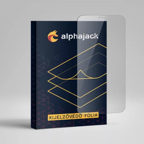 iPhone 14 kijelzővédő üvegfólia 9H 2.5D HD 0.33mm Alphajack