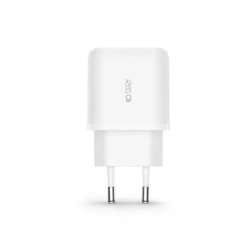 Tech-Protect C20W 2-portos hálózati töltő PD20W/QC3.0 fehér