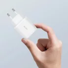 Tech-Protect C20W 2-portos hálózati töltő PD20W/QC3.0 fehér