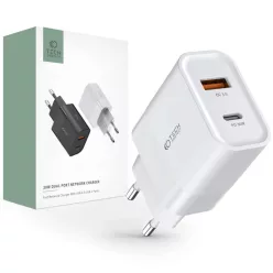   Tech-Protect C30W 2-portos hálózati töltő PD30W/QC3.0 fehér
