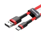USB Type C - 3A 1m Baseus (CATKLF-B09) piros