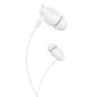 Borofone Fülhallgató Mikrofonnal BM61 Wanderer fehér 3.5mm jack