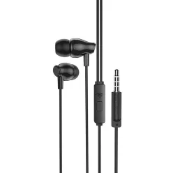   Borofone Fülhallgató Mikrofonnal BM61 Wanderer fekete 3.5mm jack