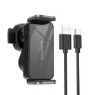Borofone BH66 Smart Szellőzőre Szerelhető Elektromosan Nyitható Autós Tartó fekete