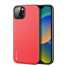 iPhone 14 Plus Dux Ducis Fino nylon bevonatú tok piros