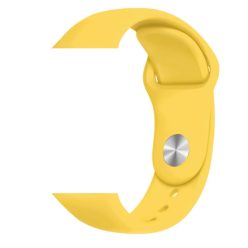   Apple Watch (38/40/41mm) szilikon óraszíj mustársárga színű Alphajack