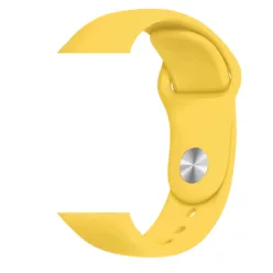   Apple Watch (38/40/41mm) szilikon óraszíj mustársárga színű Alphajack