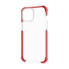 iPhone 14 átlátszó TPU tok piros kerettel Alphajack