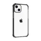 iPhone 14 Plus átlátszó TPU tok fekete kerettel Alphajack