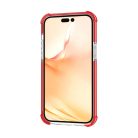 iPhone 14 Plus átlátszó TPU tok piros kerettel Alphajack