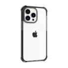 iPhone 14 Pro Max átlátszó TPU tok fekete kerettel Alphajack