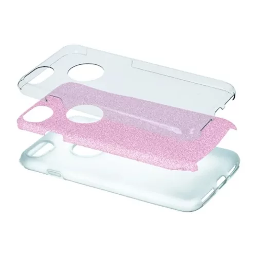 Xiaomi 12 5G/12X 5G Glitter 3in1 tok rózsaszín