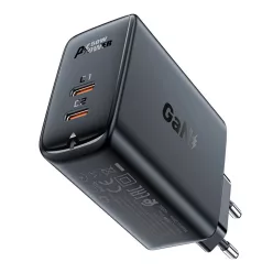   Acefast A29 PD 50W GaN (2 x USB Type C) dual portos töltő adapter fekete
